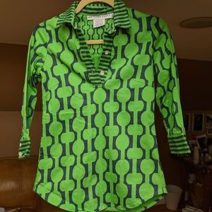 Gretchen Scott printed popover top